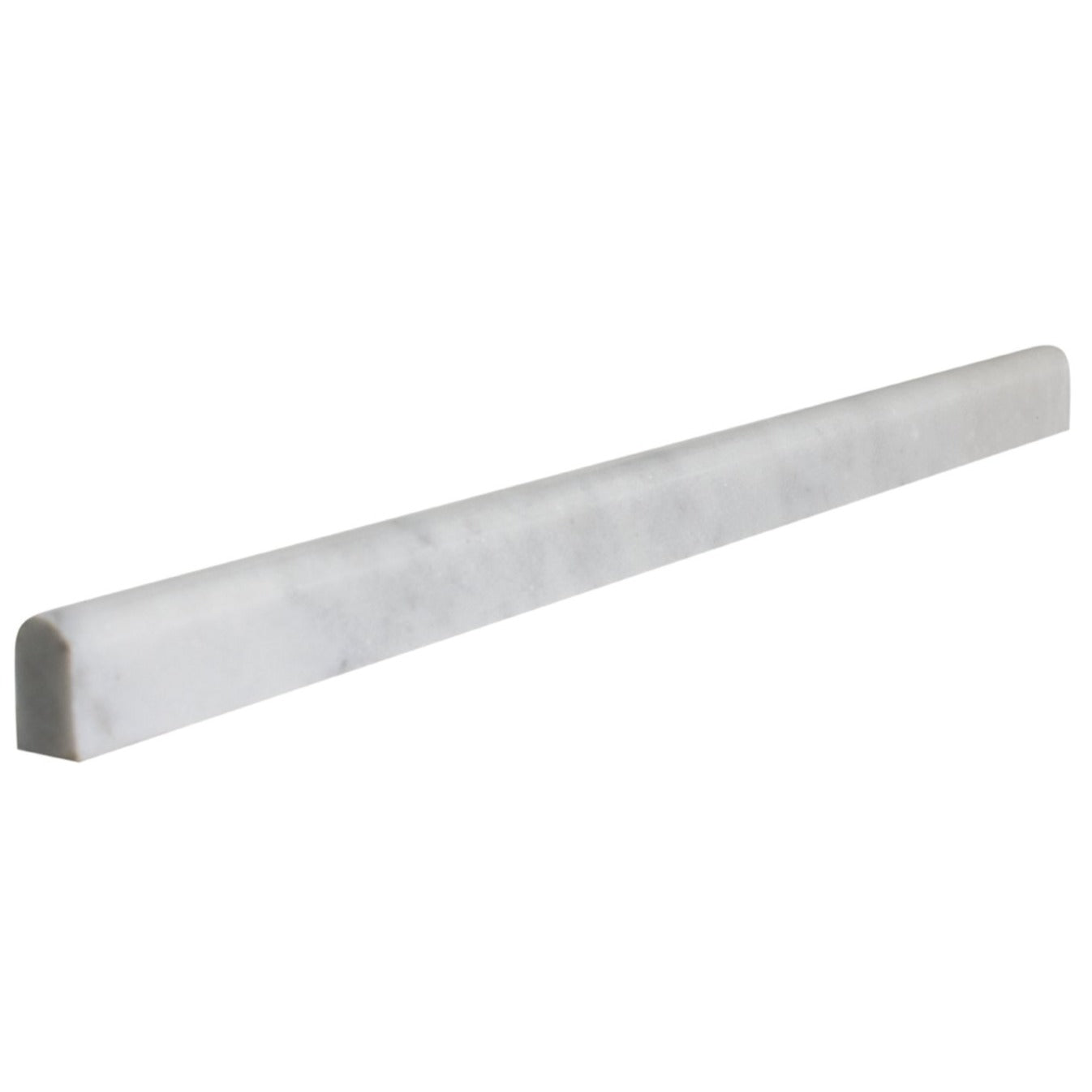 BIANCO CARRARA MARBLE LINER HONED PENCIL 3/4